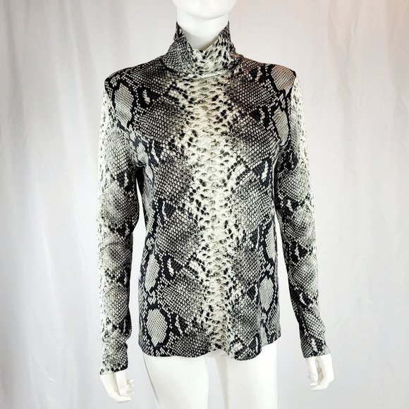 AKRIS Womens Snake Printed Pullover - Picture 1 of 7
